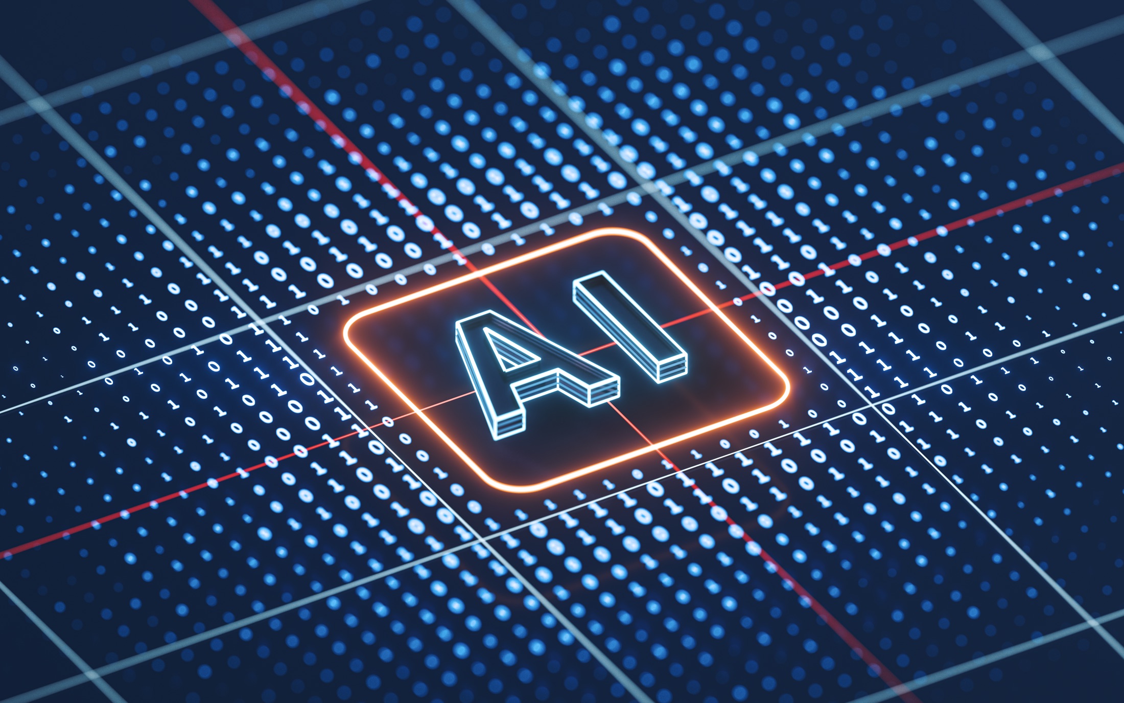 Illustrazione tecnologica sull’intelligenza artificiale